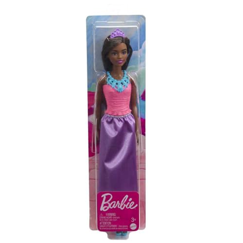 Barbie Fantasy Princess Doll in Pink and Purple Dress