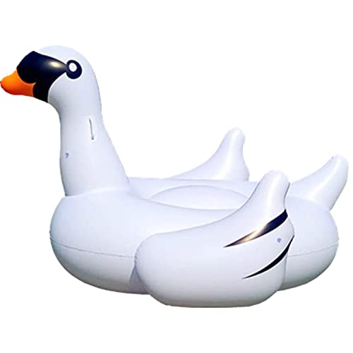 Lianshi Giant Inflatable White Swan Pool Float