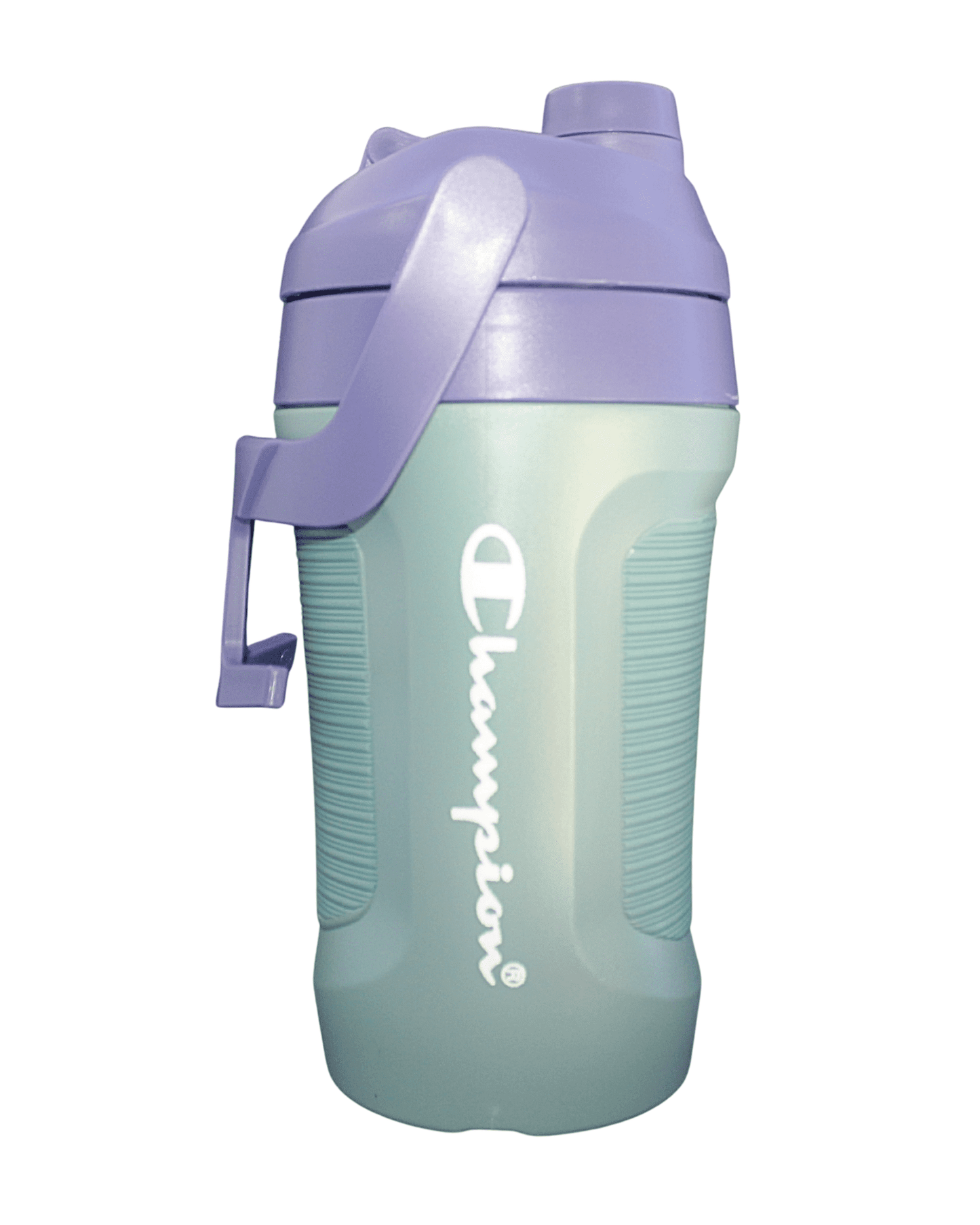 40 oz water bottle with fence hook, non-slip grip, and twist-off lid