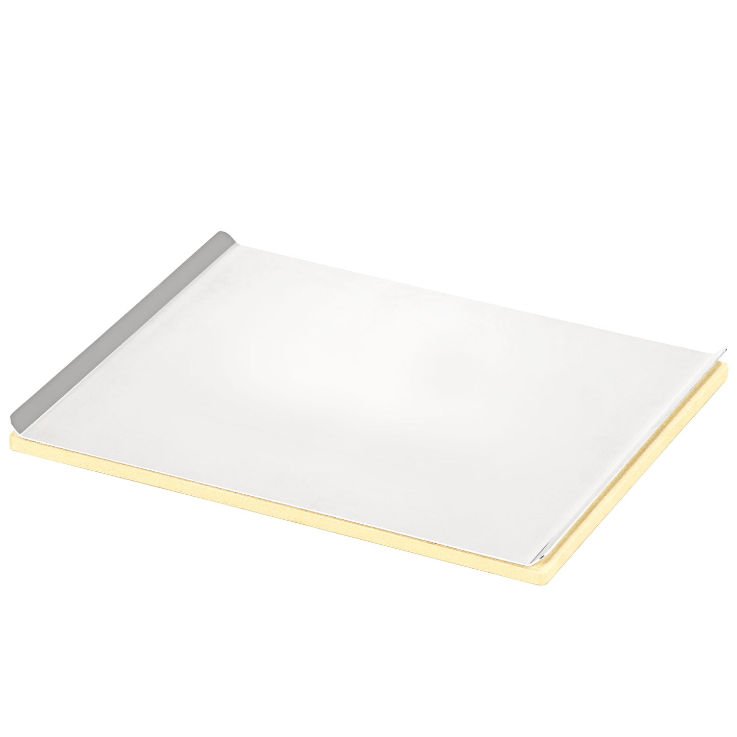 RÖSLE rectangular pizza stone made from cordierite with a topper for easy transportation