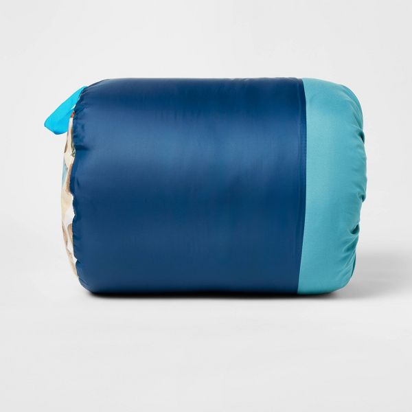Embark Adult Sleeping Bag 40 Degree Blue/Aqua