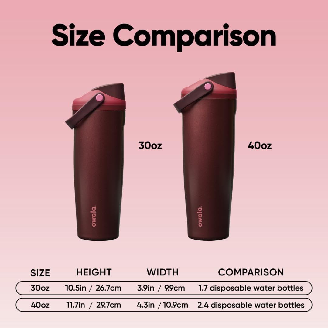 Owala FreeSip Sway Insulated Stainless Steel Water Bottle