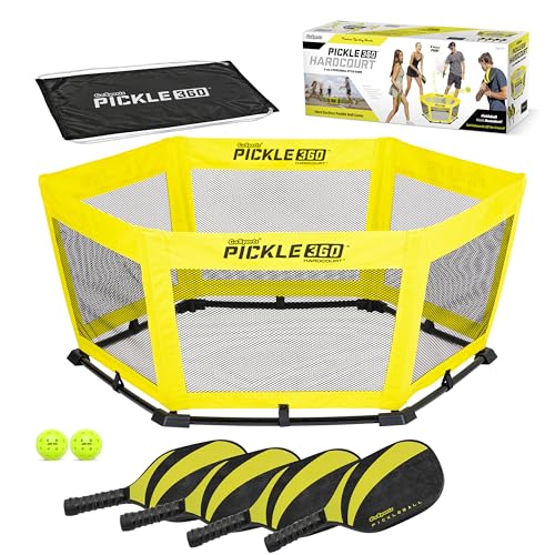 GoSports Pickle 360 Hardcourt Paddle Ball Game Set