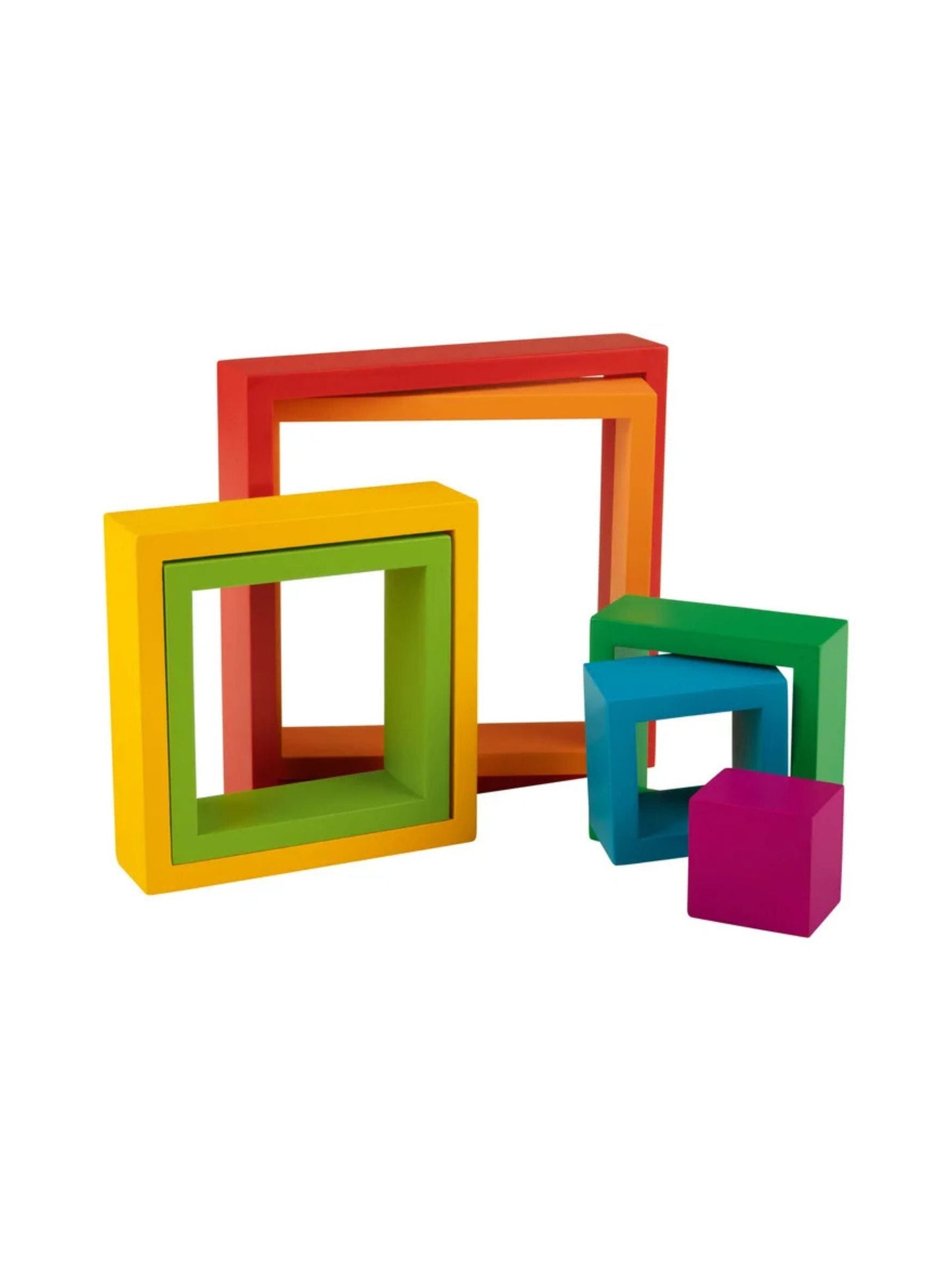 Play Tive Junior Quadrilaterals set with different sized squares for folding and stacking