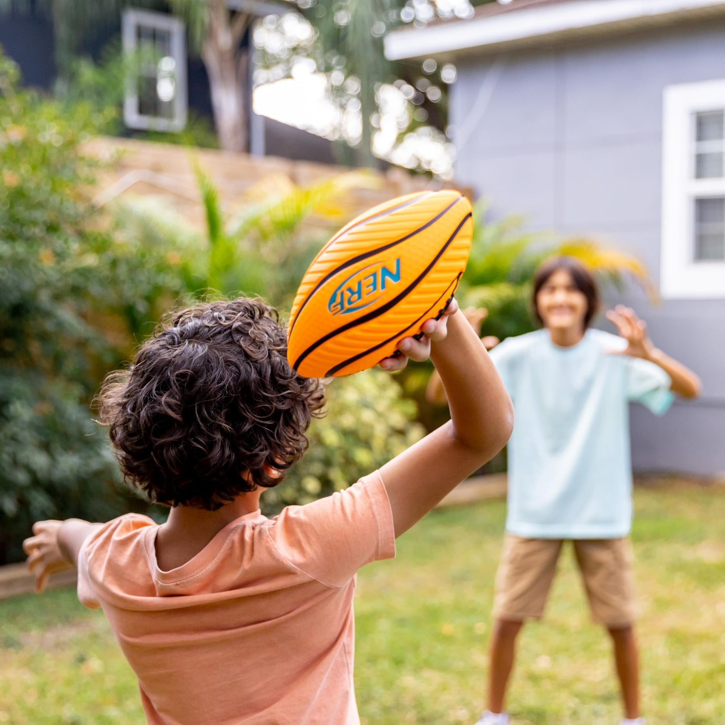 Nerf Spiral Grip Mini Soft Foam Football for Kids