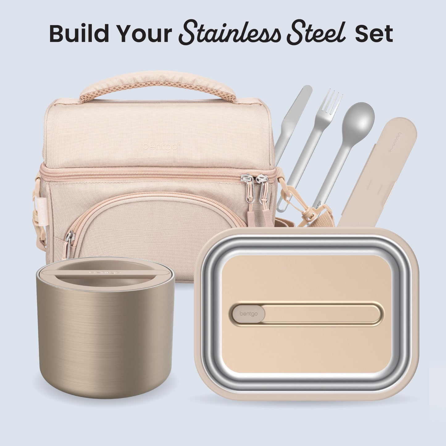 Bentgo Stainless Steel Insulated Food Container with Leak-Proof Lid