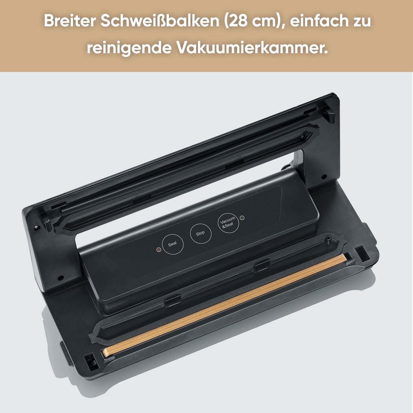 SEVERIN FS 3610 Vacuum Sealer with 10 Bags, Fully Automatic