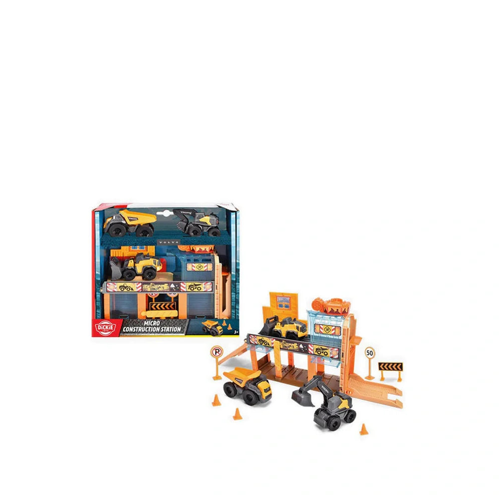 Dickie Toys 3-Pack 12cm Toy Work Trucks Construction Set
