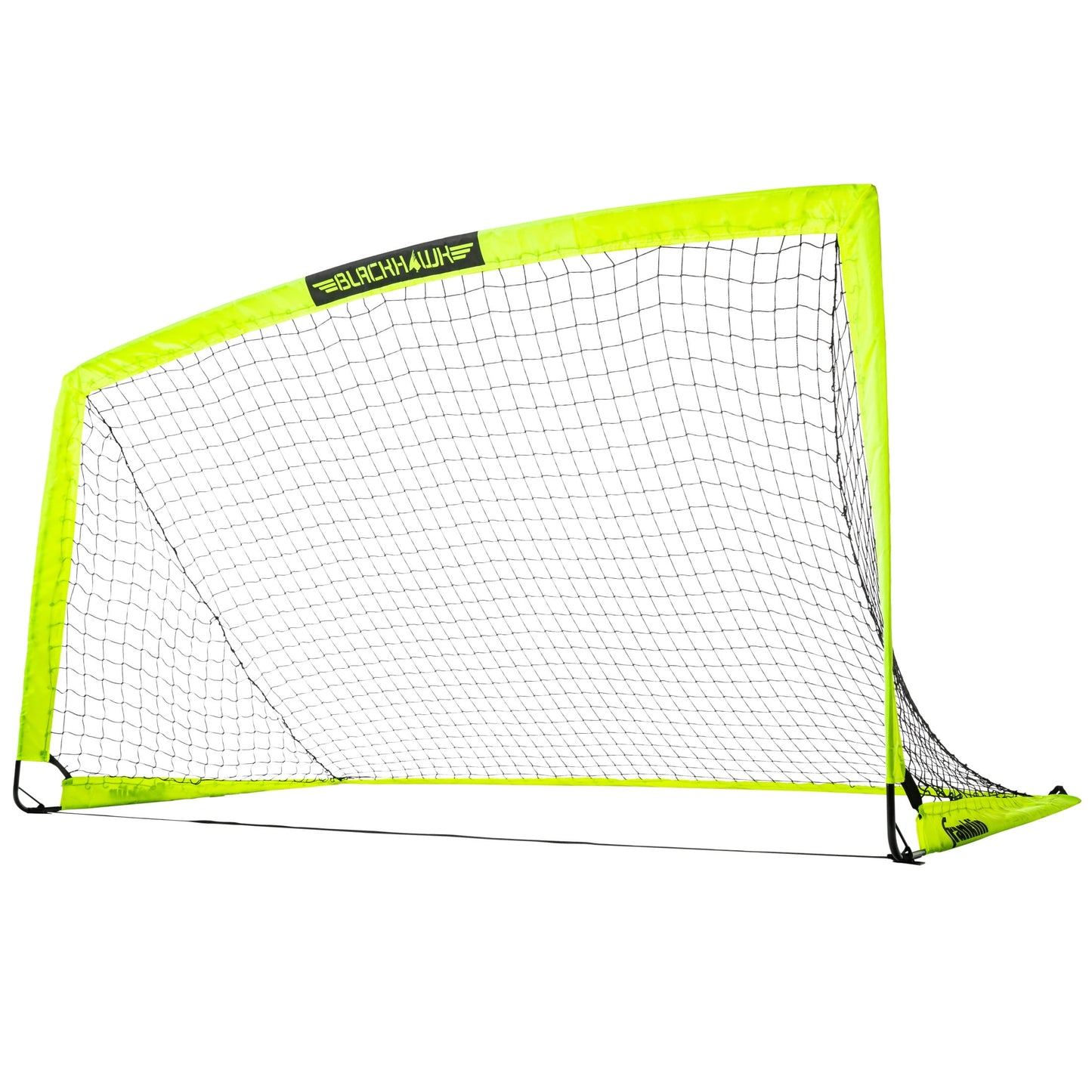 Franklin Sports Blackhawk Pop Up Soccer Goal in optic yellow color
