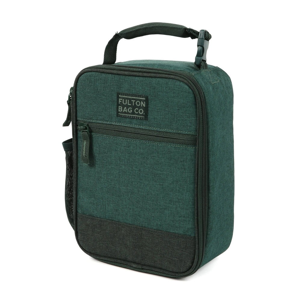 Fulton Bag Co. Upright Lunch Bag in Dark Emerald color
