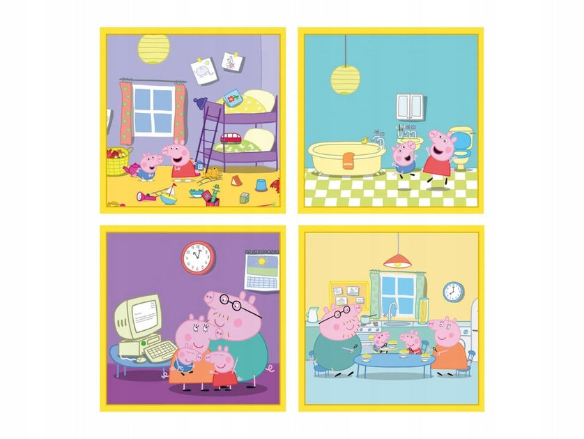 Peppa Pig Educational Lottery Home Game for Kids