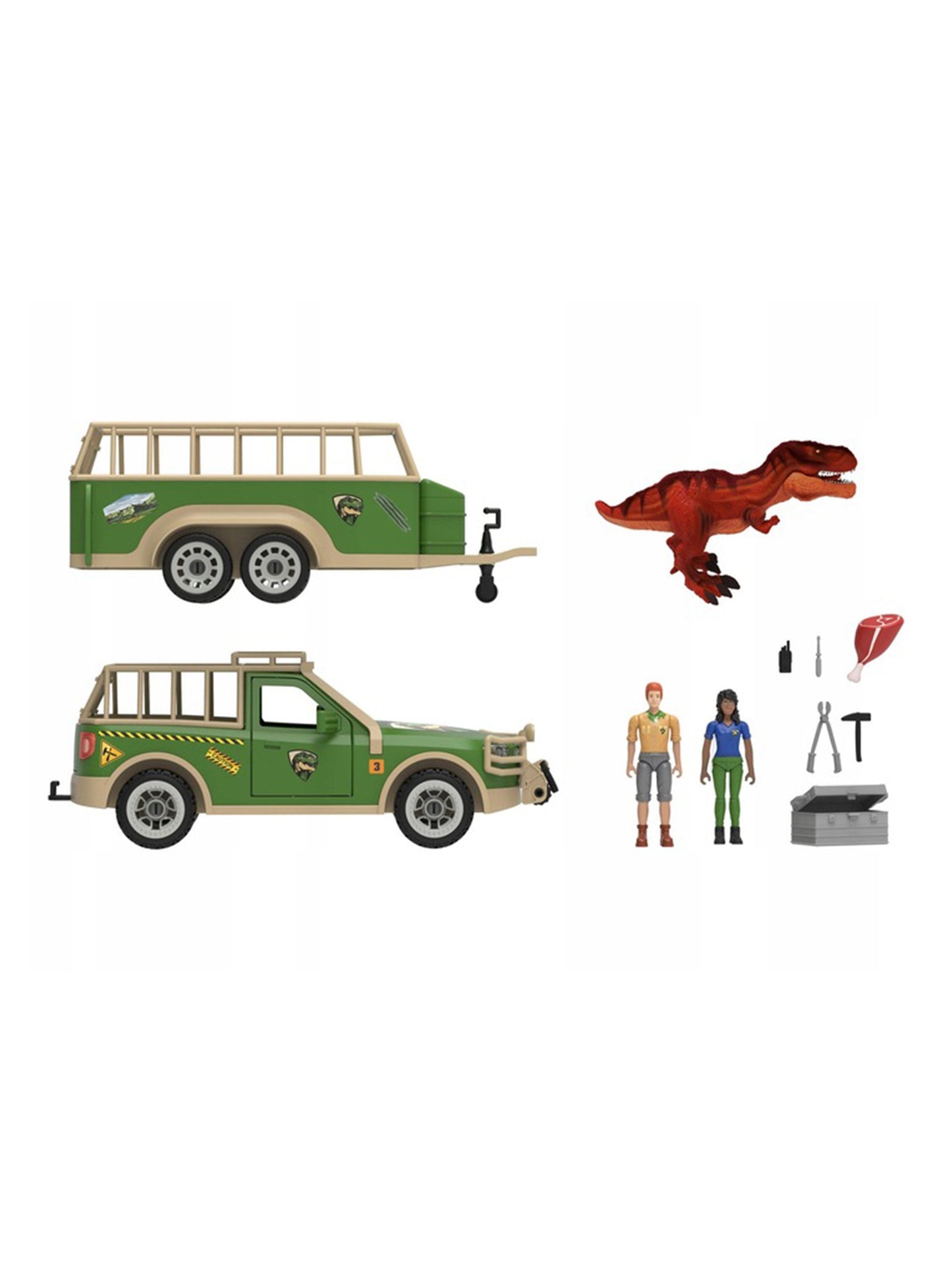 Play Tive Junior Pickup Dinosaur Vehicle with Trailer
