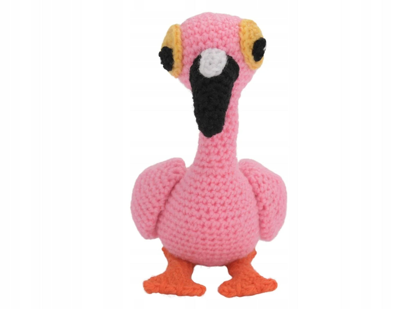 Crelando DIY Embroidery Kit with a flamingo pink design
