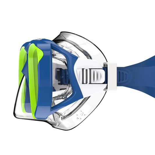 Speedo Junior Reefscout Mask & Snorkel Set - Blue/Green