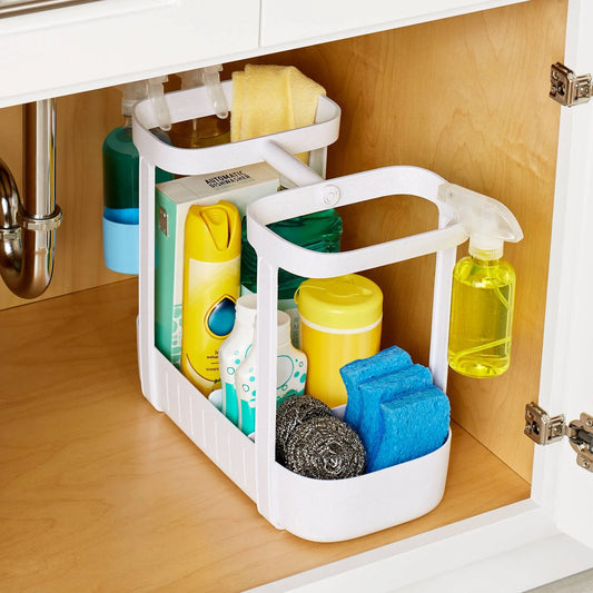 YouCopia SinkSuite Plastic Cleaning Caddy with Multi-Compartments