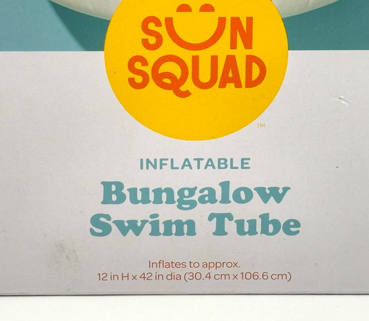 Sun Squad Blue White Stripe Swim Tube Bungalow