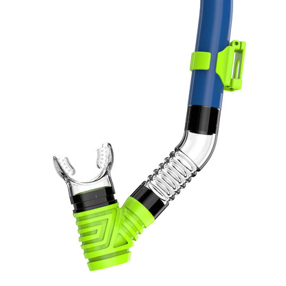 Speedo Junior Reefscout Mask & Snorkel Set - Blue/Green