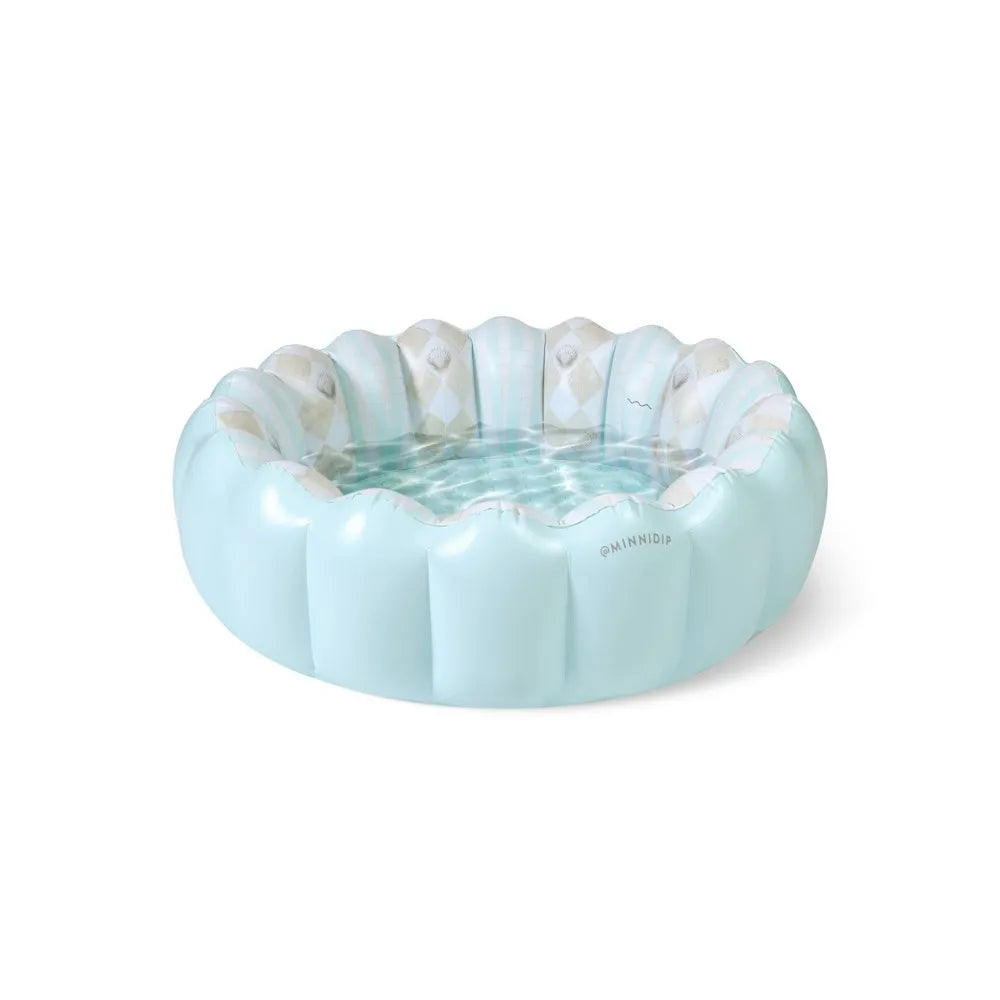 MINNIDIP Tufted 35 Gal Novelty Kiddie Pool - Chambray Blue