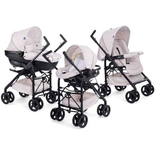 Chicco Trio Sprint 3-in-1 stroller with car seat in black color