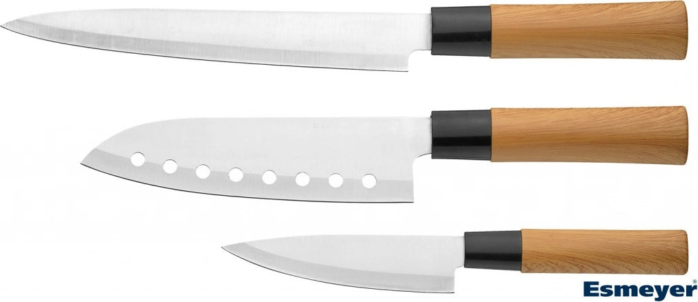 Esmeyer Knife Set 100343362 with various knives for different kitchen tasks