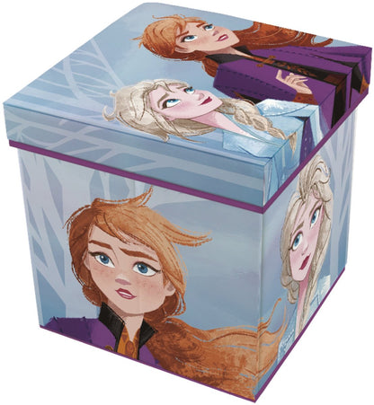 Disney Frozen 2 storage box with images of Elsa and Anna