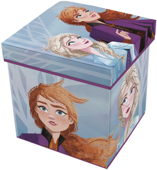 Disney Frozen 2 storage box with images of Elsa and Anna