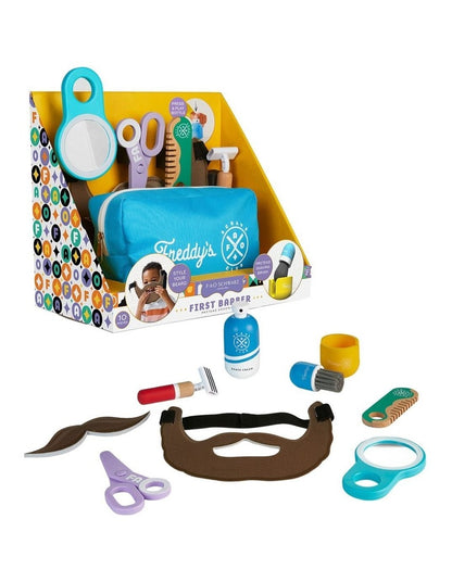 FAO Schwarz First Barber Pretend Grooming Kit for Kids