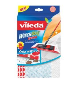 Vileda Vishmat Extra floor cleaner head with 3D fibers for efficient corner cleaning
