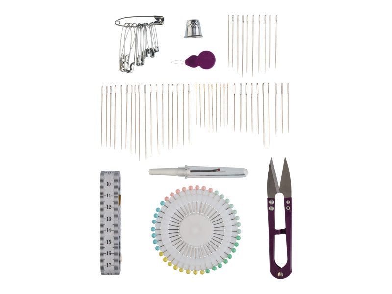 Crelando hand sewing kit with essential sewing tools