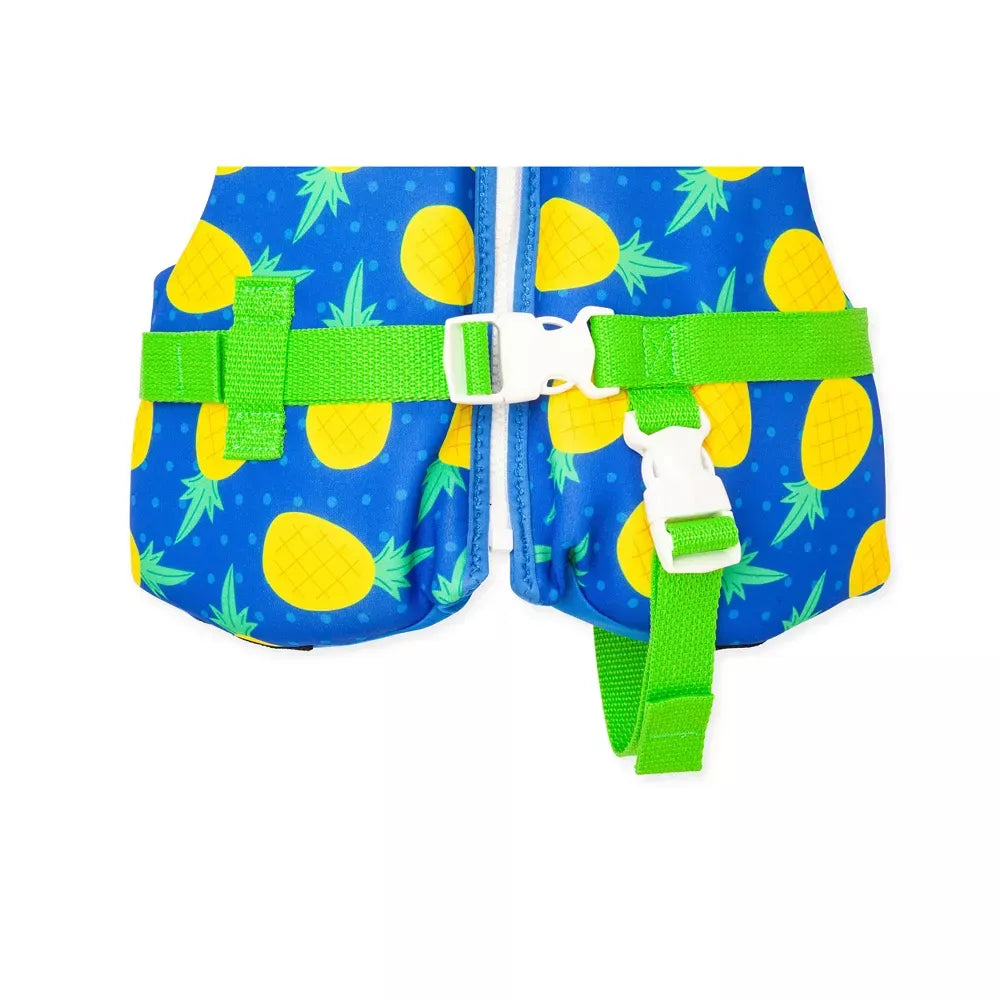 Speedo Kids' Life Jacket Vest - Green/Blue/Yellow