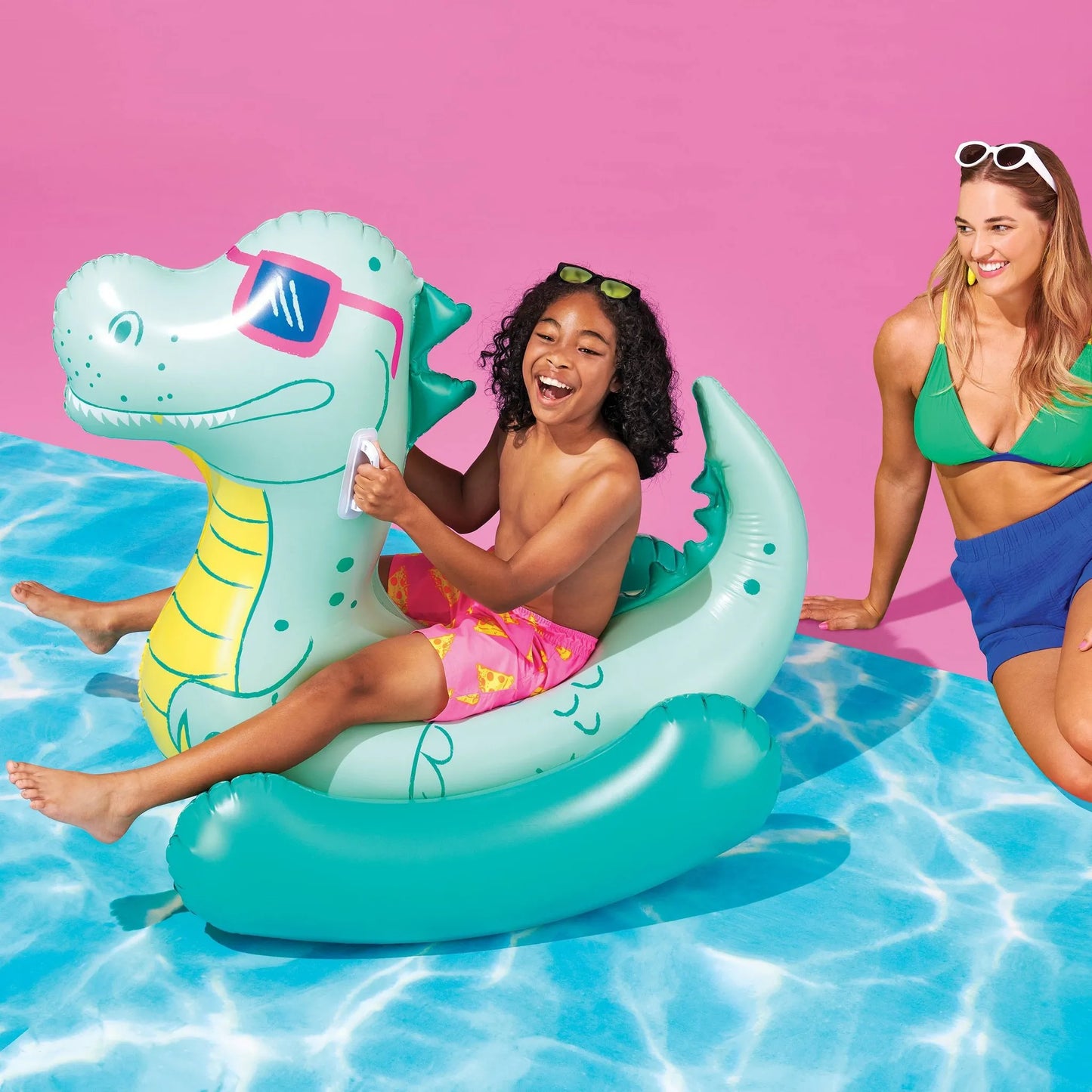 Sun Squad Dino Ride On Water Floats and Inflatables