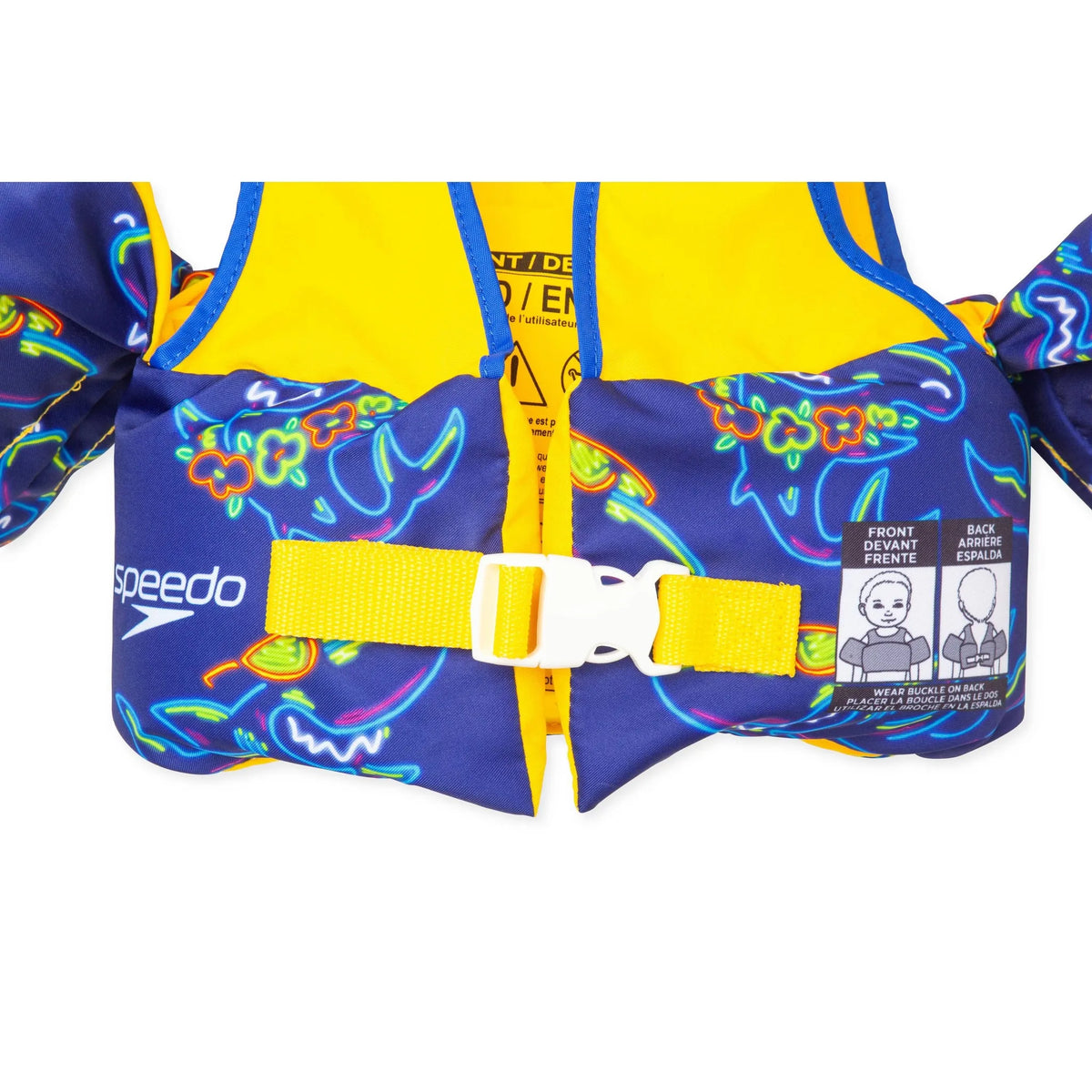 Speedo Kids' Splash Jammer Vest - Blue/Yellow