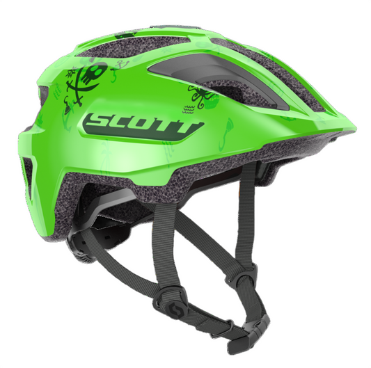 Scott Spunto Junior Kids Helmet with rear safety light and in-mold construction