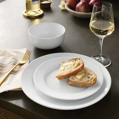 Threshold 12pc New Porcelain Round Rim Dinnerware Set