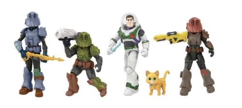 Disney Lightyear 5" Action Figure Pack with Buzz, Sox, and More