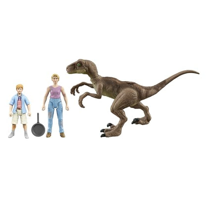 Mattel Jurassic World Legacy Collection Kitchen Encounter Tim Lex & Raptor