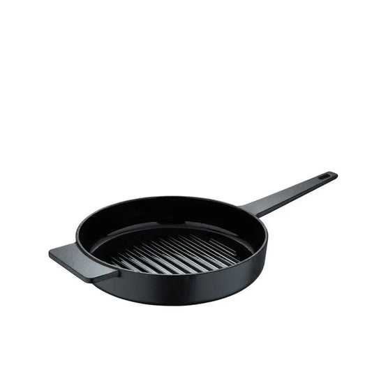 Masterpro Eternal Cast Iron Gril Pan with a 25 CM diameter and an enameled surface