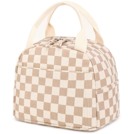 Fit & Fresh Lyon Luxe Lunch Bag with Travel Utensils