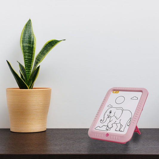 Silver Crest Magic Drawing Board Kids Edition with LED colors and kickstand