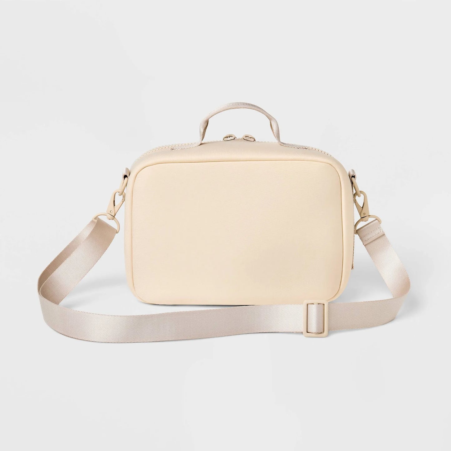 All in motion Cream Faux Neoprene Lunch Tote