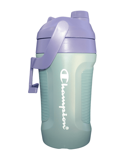 40 oz water bottle with fence hook, non-slip grip, and twist-off lid
