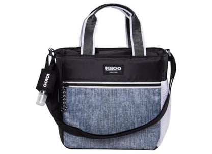 Igloo Urban Zip Gray 9 Cans Lunch Bag Cooler