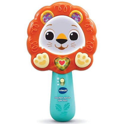 VTech Lumi Lion Mirror Rattle Interactive Musical Baby Toy