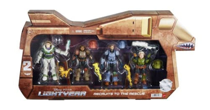 Disney Lightyear 5" Action Figure Pack with Buzz, Sox, and More