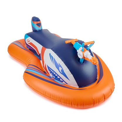 Nerf Super Soaker Stormforce Ride-On Racer Inflatable Pool Float