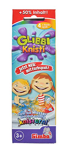 Simba Glibbi Knisti 4-Pack Bath Toys with Bath Powder