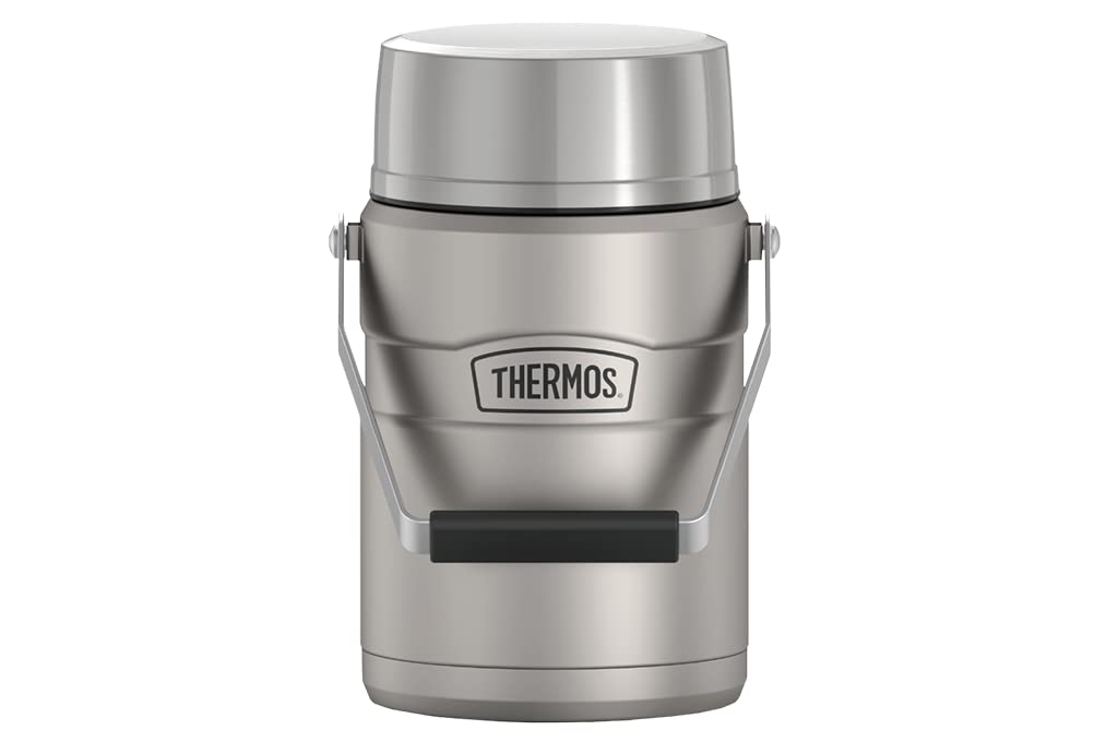 Thermos Stainless King Big Boss 1.39L Food Jar with stainless steel body and twist lock closure