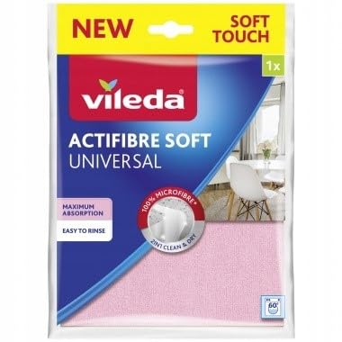 Vileda ACTIFIBRE Soft Cloth - Streak-Free Cleaning