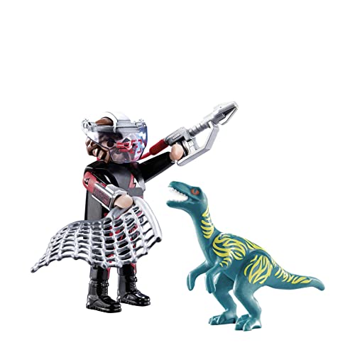 PLAYMOBIL Jurassic World Dinos Duo Pack with Raptor and Figure
