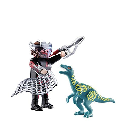PLAYMOBIL Jurassic World Dinos Duo Pack with Raptor and Figure